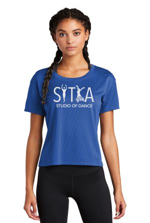 Sport-Tek ® Ladies PosiCharge® Draft Crop Tee